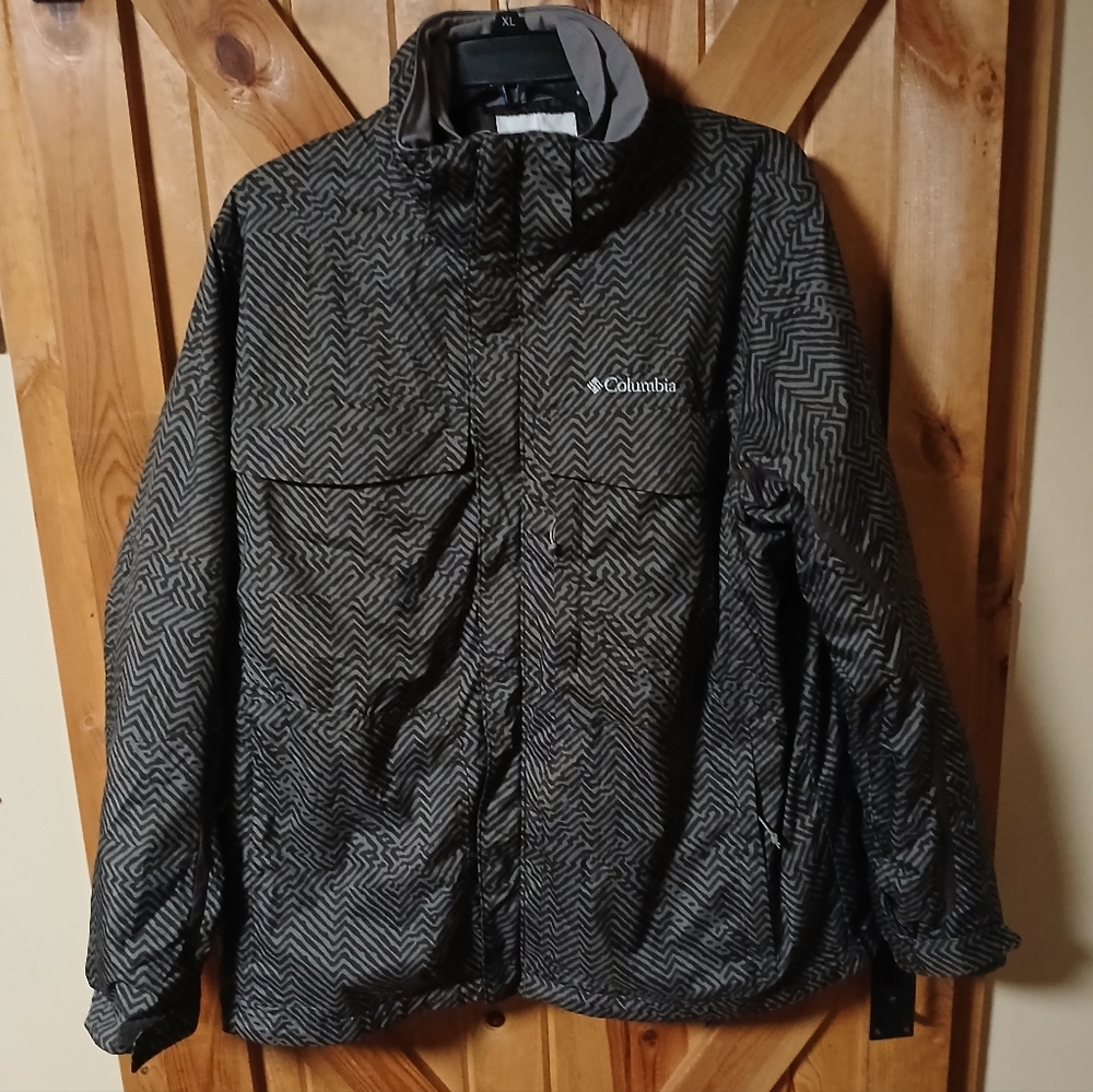 Columbia Men's Patterned Interchange Omnitech Coat..XL